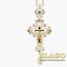 Хрест латунний з ланцюжком 0170л-2^1л
