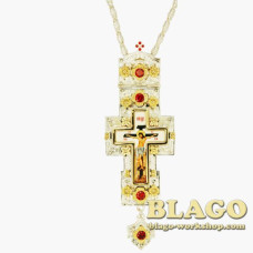 Хрест латунний з ланцюжком 0189лф-2^73л