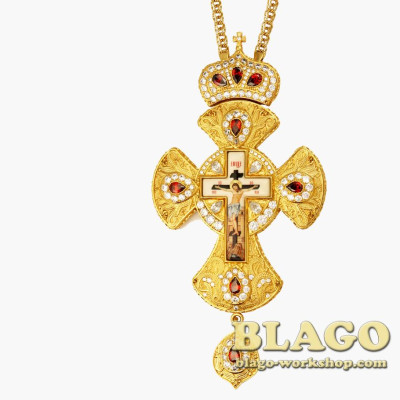 Хрест позолочений з ланцюжком 0217лп-2^1лп