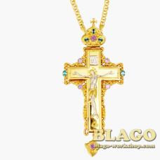 Хрест латунний з ланцюжком 0221лп^1лп