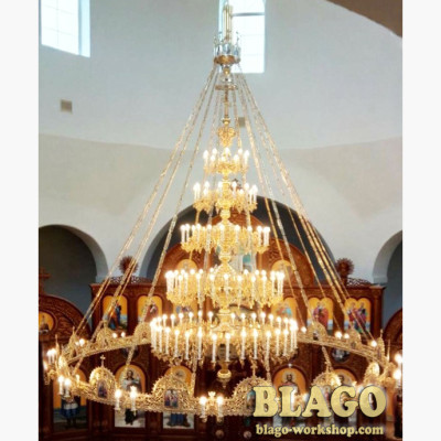 Панікадило 5-ярусне на 108 свічок з хоросо