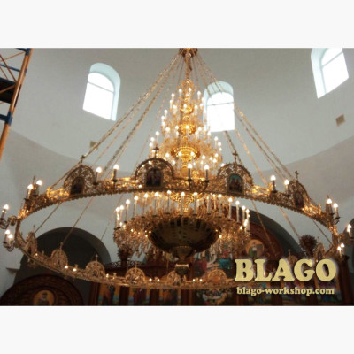 Панікадило 5-ярусне на 108 свічок з хоросо