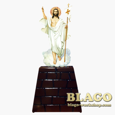 Воскресіння велике без ангелів, 121х51х220 см