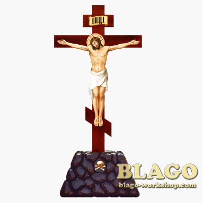 Calvary floor large without myrrh-bearing light,  100х70х275 cm