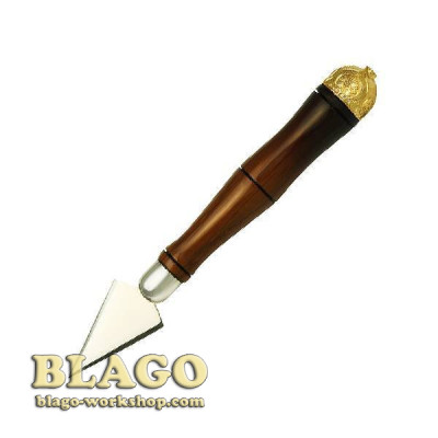 Liturgical spear, wooden handle, 13 cm