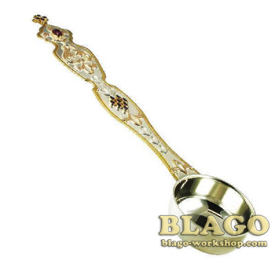 Ковшик разливной серебряный, 7х4 см