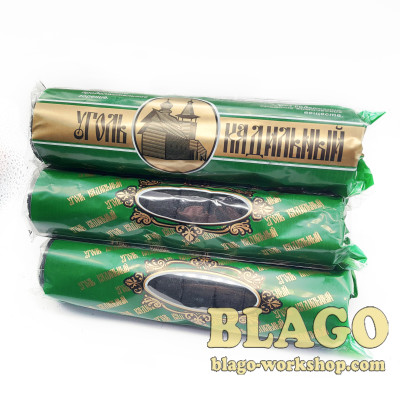 Вугілля кадильне велике, 50мм