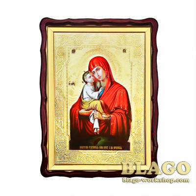 Почаївська ікона Божої Матері, фігурна рамка, 60х80 см