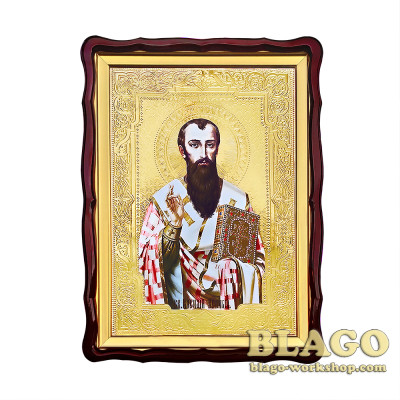 Ікона "Святитель Василій Великий", фігурна рамка, 60х80 см