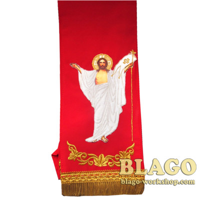 Закладка для Євангелія з іконою "Воскресіння", 15х150 см Закладка для Євангелія з іконою "Воскресіння", 15х150 см