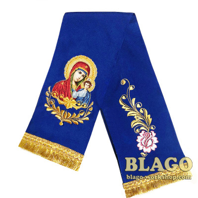 Bookmarks with the icon of the Mother of God, 15х150 cm