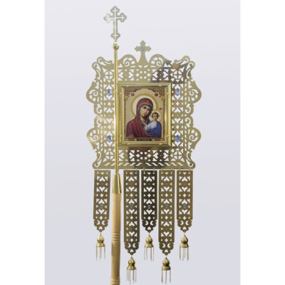 Хоругви церковні середні, пара, 47х92 см