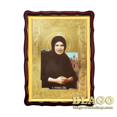 Ікона Аліпія Голосіївська (Київська) фігурна рамка, 60х80см