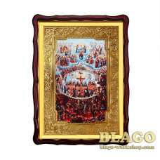 Ікона "Страшний суд" фігурна рамка, 60х80 см