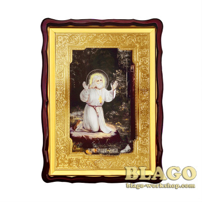 Ікона "Серафим Саровський" фігурна рамка, 60х80 см