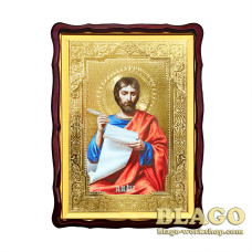 Ікона "Святий апостол Лука" фігурна рамка, 60х80 см