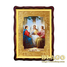 Ікона "Свята Трійця" фігурна рамка, 60х80 см