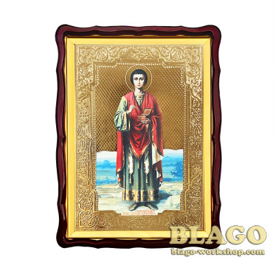 Icon Saint Pantaleon, 60х80 cm