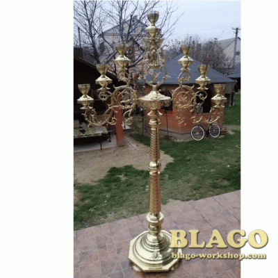 Seven-branch floor candelabrum, 104х190 cm