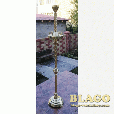 Підсвічник на 9 свічок з короною