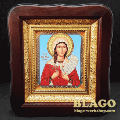 Icon Holy Martyr Victoria, 18х20 cm
