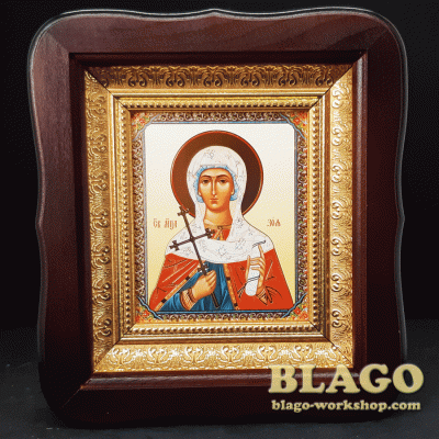 Icon Saint Zoe of Rome, 18х20 cm