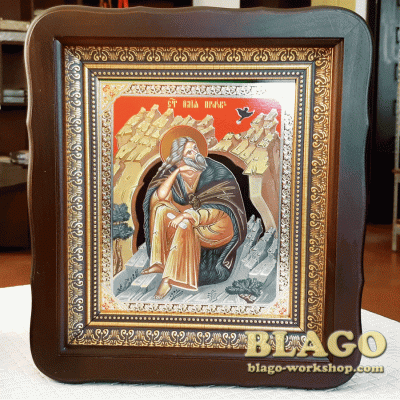 Icon Holy Prophet Elijah, 23х26 cm