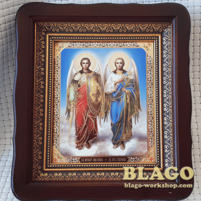Icon of Archangels Michael and Gabriel, 23х26 cm