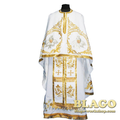 Ієрейське облачення грецького крою з вишивкою №16