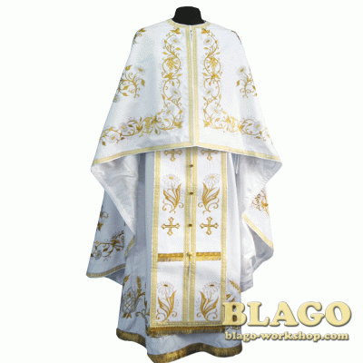 Ієрейське облачення грецького крою з вишивкою №1