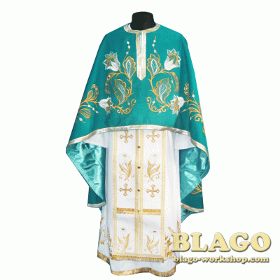 Ієрейське облачення грецького крою з вишивкою №4