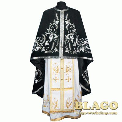 Ієрейське облачення грецького крою з вишивкою №5