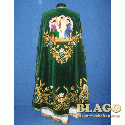 Ієрейське облачення грецького крою з вишивкою №11