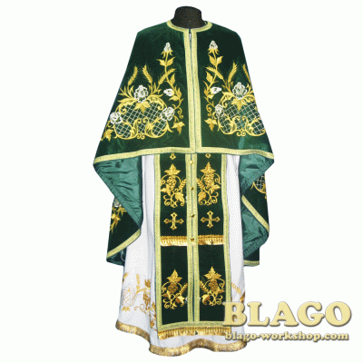 Ієрейське облачення грецького крою з вишивкою №11