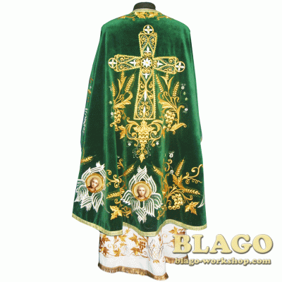 Ієрейське облачення грецького крою з вишивкою №13