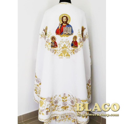 Priestly vestment of Greek cut with embroidery No. 85