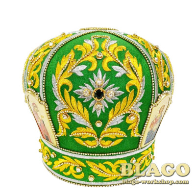 Митра з вишивкою та іконами №55