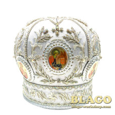 Митра з вишивкою та іконами №83