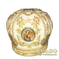 Митра з вишивкою та іконами №82