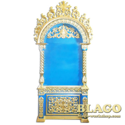 Кіот дерев'яний напольний, 140х40х300см