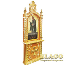 Кіот малий дерев'яний напольний з підставкаю, 90х25х267см