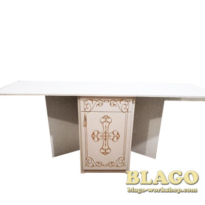 Панахидний стіл дерев'яний, 230х60х80см