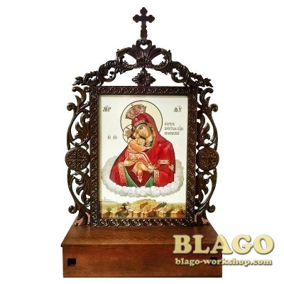 Кіот дерев'яний настінний, 80х150 см