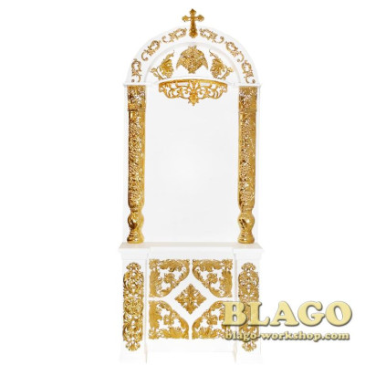 Кіот дерев'яний з позолотою, 98х265см