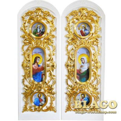 Царські Ворота дерев'яні з позолотою