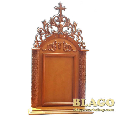 Кіот дерев'яний настінний, 80х160 см