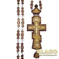 Pectoral wood cross 7х19,5cm №531