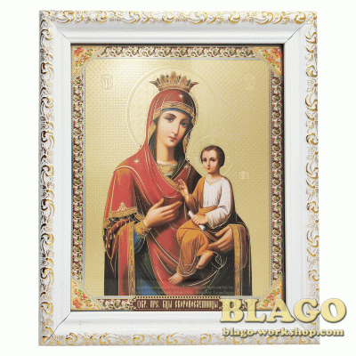 Icon of the Mother of God of the Uncut Mountain, 18х21 cm