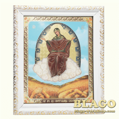 Icon Mother of God Multiplier of Wheat, 18х21 cm