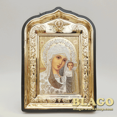 Kazan Icon of the Mother of God, 10х14 cm